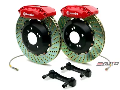 Brembo Front GT Big Brake 4Pot Caliper Red 328x28 Drill Disc TC Celica Matrix • $3395