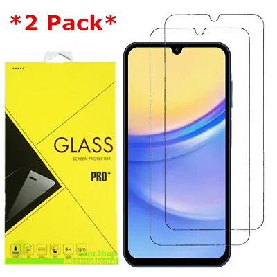 2-Pack Premium 9H Tempered Glass Screen Protector For Samsung Galaxy A15 5G • $3.79