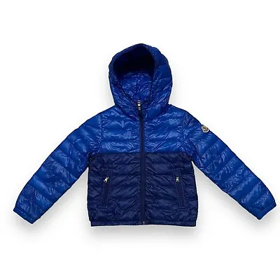 Auth Moncler Boys Blue Light Jacket Size 4 Years • $60