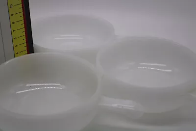 Milk Glass Cereal Chilli Bowls With Handles • $20.09