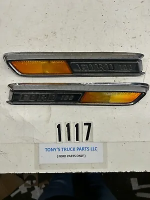 Ford Truck 1968-1972 F100 Hood Reflector Emblems • $90