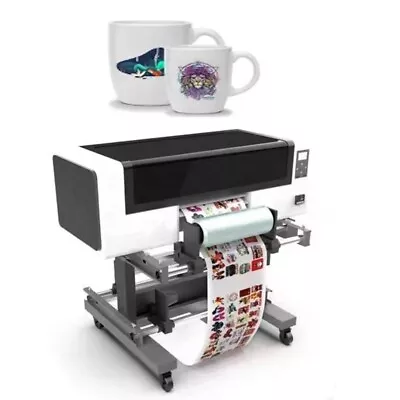 UV DTF Printer Roll Large Format Crystal Stickers 4x Tx800 Label Sticker Printer • £6994.99