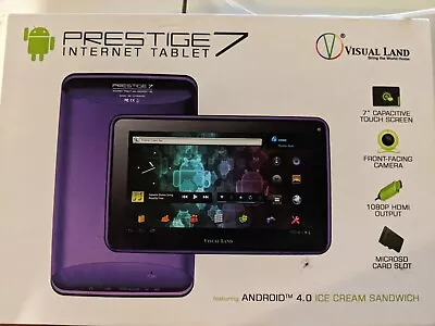 Visual Land Prestige 7 8GB Wi-Fi 7in - Purple • $20