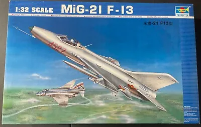 Trumpeter MiG-21 F-13 02210 #1 1/32 NIB Model Kit ‘Sullys Hobbies’ • $78.88