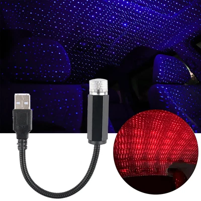 £5.59 • Buy USB Car Atmosphere Blue Star Light Mini LED Projection Lamp Star Night Laser UK
