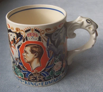 £24.99 • Buy Burleigh Ware 1937 Coronation Of King Edward Viii Mug By Laura Knight In Vgc