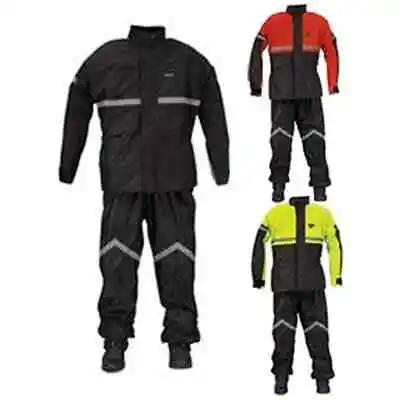 Nelson-Rigg SR-6000 Stormrider Mens Two Piece Waterproof Polyester Rain Suits • $71.96