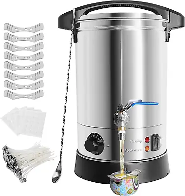 Large 12Lb Wax Melting Pot Electric Wax Melter Warmer For DIY Candle Making Kit • £104.75