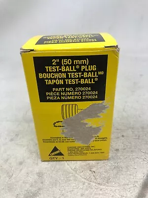 CHERNE 270024 Test Ball Plug Pneumatic Size 2in • $27