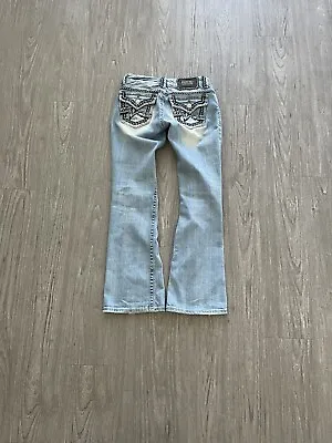 Miss Me Jeans Womens Size 25 (Act 28x39) Embroidered Bootcut Distressed • $15