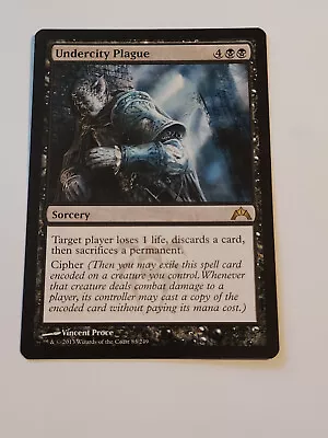 Undercity Plague - Gatecrash Magic The Gathering MTG Single Card Nice! • $1.24