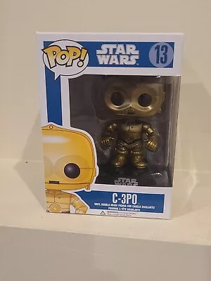 Funko Pop! Vinyl - Star Wars #13 C-3po  - Near Mint  Rare! • $59.95