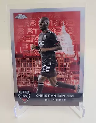 2023 Topps Chrome Mls Christian Benteke Big City Strikers #bcs-18 D.c. United • $2