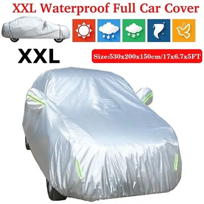 $40.79 • Buy Full Car Cover Outdoor Sun Snow Frost Ice Rain UV Resistant Protector Waterproof