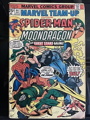 Marvel Team-Up #44 Spider-Man Moondragon Dr. Doom April 1976 Low Grade Copy G • $3.99