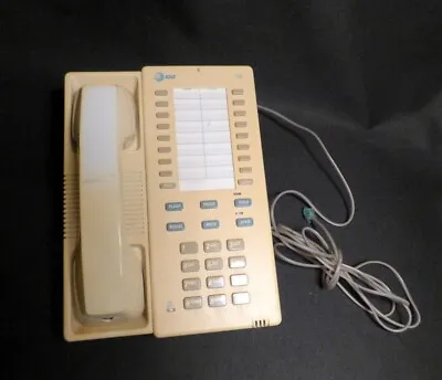 Vintage ATT 725 Multiline Office Desk Phone Pushbutton New Shoulder Rest • $28