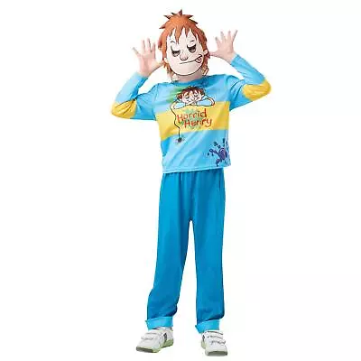 Kids Official Horrid Henry Cartoon Book Day Halloween Fancy Dress Costume Outfit • £15.23