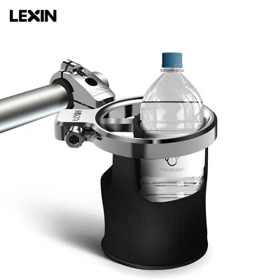 $39.99 • Buy LEXIN C4 Motorcycle Cup Holder Handlebar Drink Basket 360° Swivel Ball-Mount