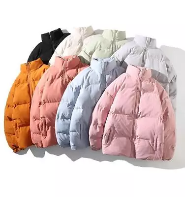 New Winter Men's Cotton Padded Jacket Warm Short Coat Casual Thick Outwear Solid • $61.56