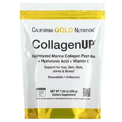 California Gold CollagenUP Hydrolysed Marine Collagen + Hyaluronic Acid 206g • £24.99