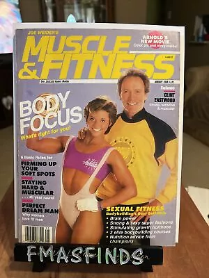 C2 1988 VLINT EASTWOOD Muscle & Fitness Magazine January • $15