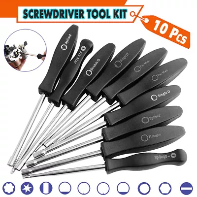 10 Pcs Craftsman Screwdriver Splined Carb Carburetor Adjusting Chainsaw Tool Kit • £10.99