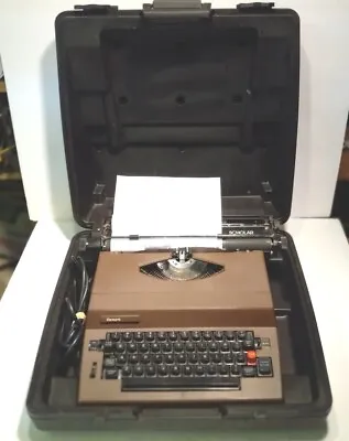 Vintage 1970's Sears Scholar Electric Typewriter W/case • $22