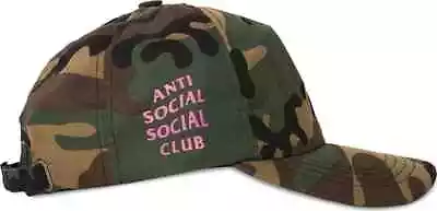 Anti Social Social Club Pink Logo Hat Camo (ASSM117) Men's Size OS • $39