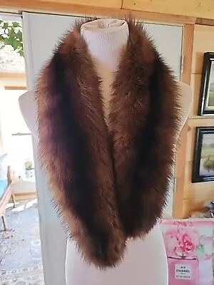 Russian Sable Fur Large Stole/ Collar Excellent Condition • $120