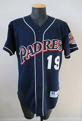 Tony Gwynn Vtg San Diego Padres Russell Athletic Jersey Sz 44 MLB Stitched Sewn • $224.99