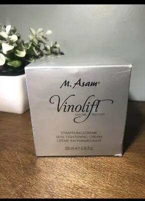 NEW M. ASAM Vinolift  Special Edition Skin Tightening Creme 6.76 Fl Oz Sealed • $29.99