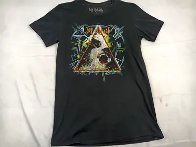 Def Leppard Graphic T-Shirt Size S Black Cotton 2020 Short Sleeve Good Cond • $14.50