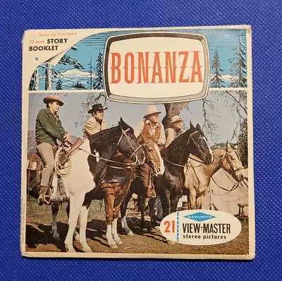 Sawyer's B471 Bonanza Western Greene Landon TV Show View-master 3 Reels Packet • $36