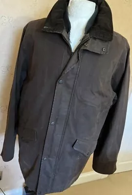 Gant Double Decker Jacket Coat 3 In 1 Brown/black Gilet Large Vg New Haven 46 Ch • £19.99