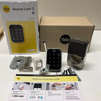 Yale Assure Lock 2 Touch - Fingerprint Key Free Door Lock In Nickel • $99.95