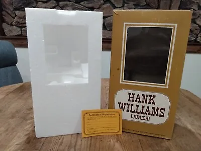 HANK WILLIAMS JR. Mccormick Figure Music Box Decanter BOX ONLY! READ DESCRIPTION • $29.99