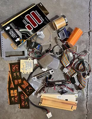 IGT S2000 Slot Machine Spare Part Lot For Repairs Decals Ribbons Covers Etc. • $99