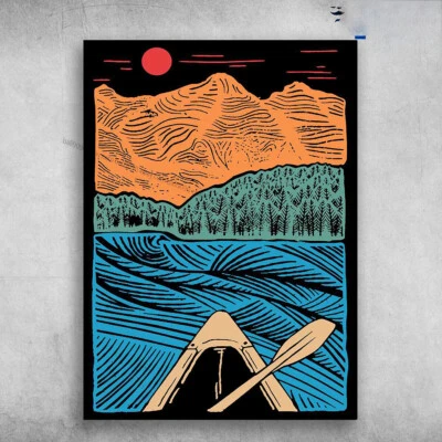 $13.92 • Buy Kayaking Art, Kayak Lover