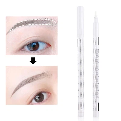 £2.86 • Buy Ruler White Body Art Tattoo Skin Marking Pen Surgical Mark Skin Scribe Tool