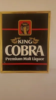 Vintage King Cobra Premium Malt Liquor Lighted Sign Anheuser-busch - Good Cond.. • $100