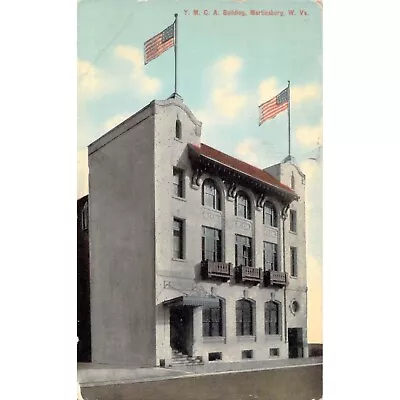 Vtg Postcard Y.M.C.A. Building Martinsburg WV W.VA Posted 1911 • $9.99