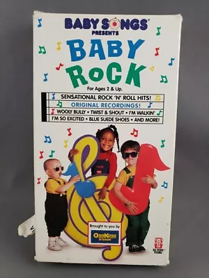 1991 Baby Songs Presents Baby Rock VHS Tape OshKosh B'Gosh • $6.79