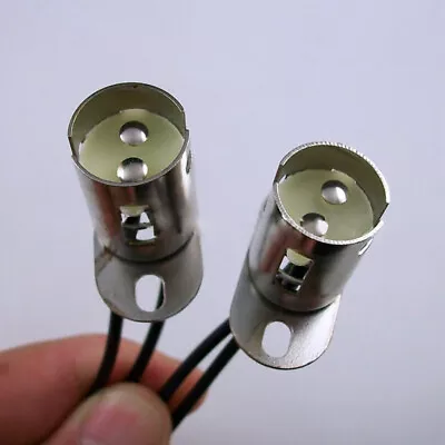 2pcs BAY15D 1157 LED Auto Light Bulb Socket Holder With Wire Connector Car Parts • $5.83