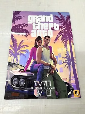 Grand Theft Auto 6 GTA VI Promo Game Poster A4 Barcelona Paper • £4