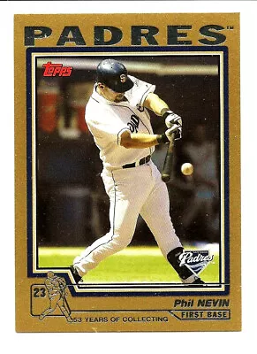 Phil Nevin 2004 Topps GOLD #446 Serial #d 1899/2004 Mint San Diego Padres • $1.62