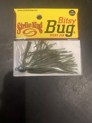 Strike King Bitsy Bug Mini Jig 1/8 BBJ18-17 Watermelon • $3.99