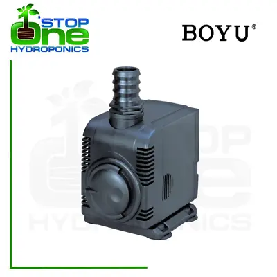 BOYU FP2000 INLINE WATER PUMP 2000L/hr Hydroponic Aquarium Fish Tank Nutrient • £28.95