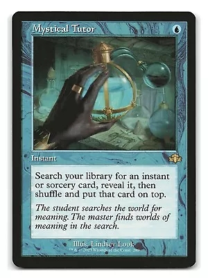 MTG Mystical Tutor Dominaria Remastered 289 Retro Frame Rare — NM • $7.99