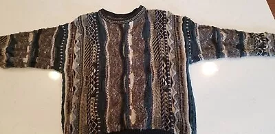 Mens Vintage Croft And Borrow Coogi Sweater Size Medium • $29