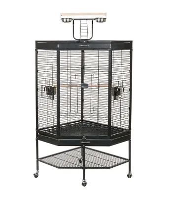 Liberta Alaska Corner Parrot Cage With Playgym Top • £299.99